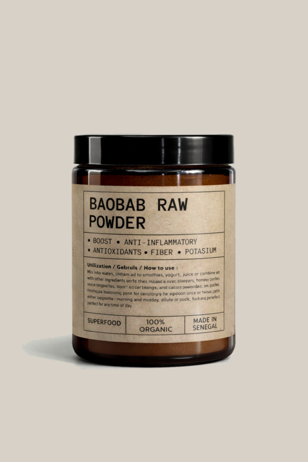 Poudre de Baobab Bio – Superaliment Énergisant & Naturel