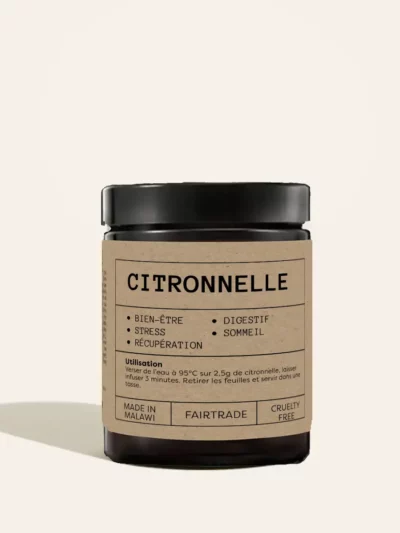 Thé à la citronnelle pour Soulagement du stress et la Digestion