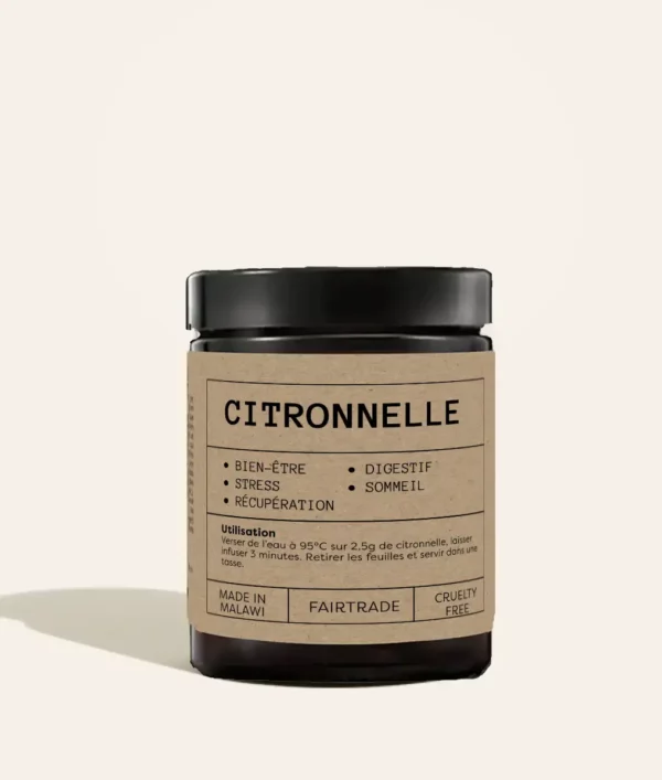 Thé à la citronnelle pour Soulagement du stress et la Digestion